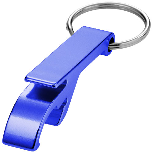 Porte-clés ouvre-bouteille et canette à personnaliser Tao Bleu royal